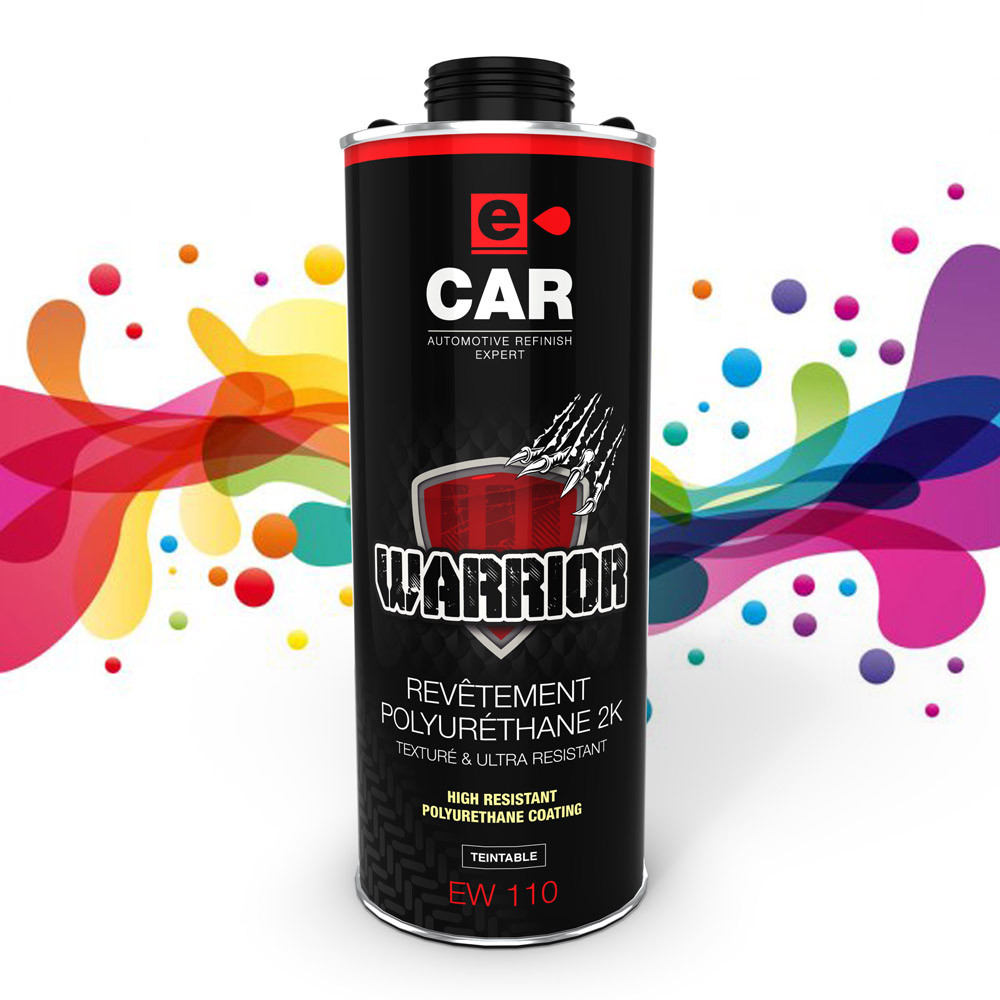 Warrior structured polyurethane coating EW110 tintable cartridge